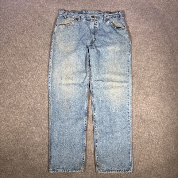 Levi's Other - Vintage Levis 506 Jeans Mens 34x30 (Tag 36x30) Orange Tab Blue Denim Made In USA